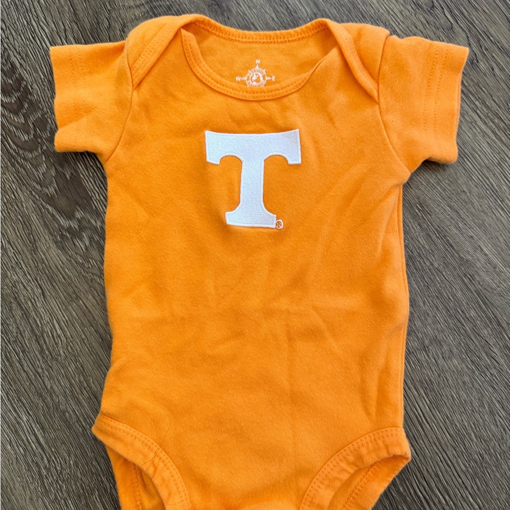 Tenn VOLS Baby Onesie with White Logo
